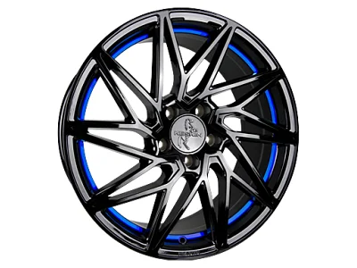 KESKIN Keskin, KT20 Future, 8x18 ET45 5x112 72,6 - Nero, blu